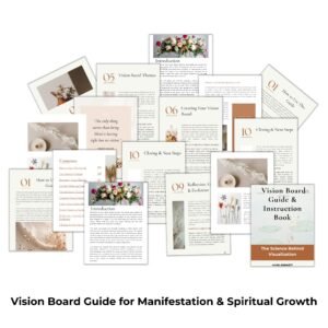 vision board guide for manifestation & spiritual growth | step by step instruction ebook