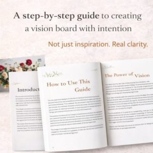 vision board guide for manifestation & spiritual growth | step by step instruction ebook