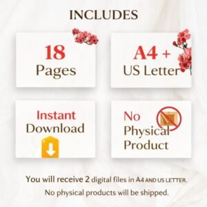 february digital planner printable | valentine bundle