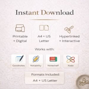 adhd smart goal setting template worksheet 2026 planner