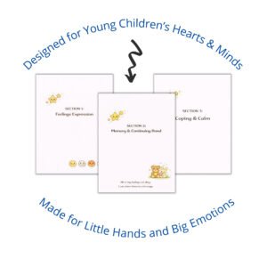 kids grief journal ages 2–7 | therapist guided printable workbook