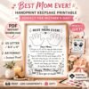 Mother’s Day Handprint Art And Keepsake 11 1 8