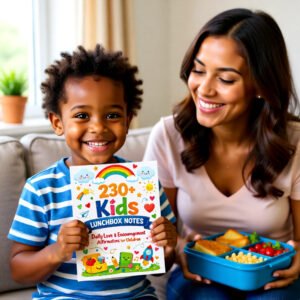 kids lunchbox affirmation cards and encouraging motivational notes