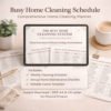 Editable Cleaning Schedule Planner and Daily Household Checklist 13 1