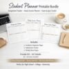 Student Planner Assignment Tracker Printable Bundle 14 1